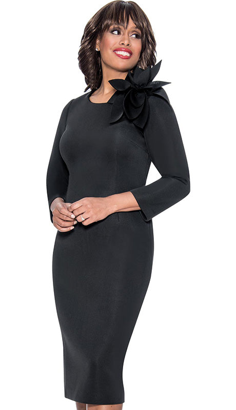 Nubiano 1441-BLK-IH Church Dress