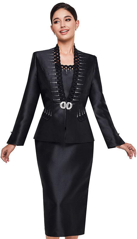 Serafina 4307-BLK Church Suit