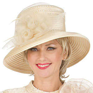 Giovanna HR22125-CHM Church Hat