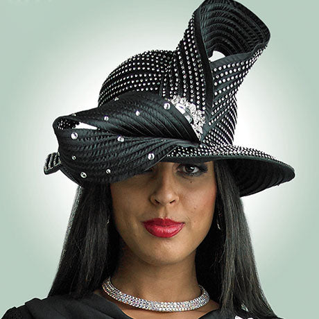 Lily And Taylor H281-BLK Church Hat