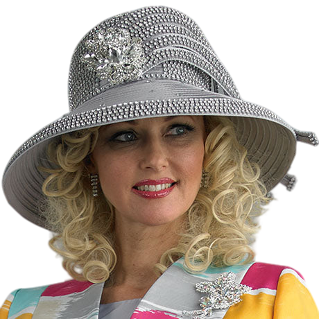 Lily And Taylor H278-SLV Church Hat