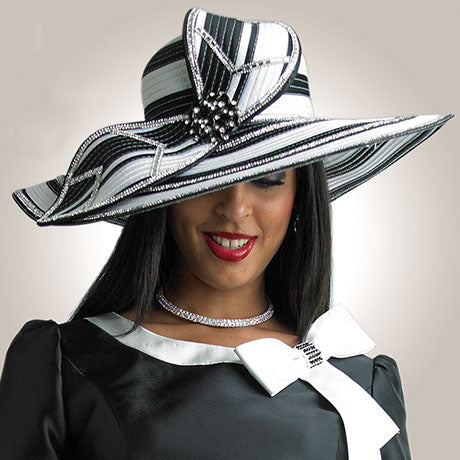 Lily And Taylor H289-WWB Church Hat