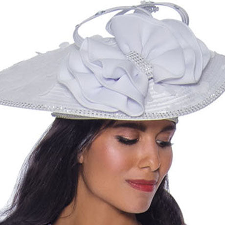 GMI 9673-WHT-QS Church Hat