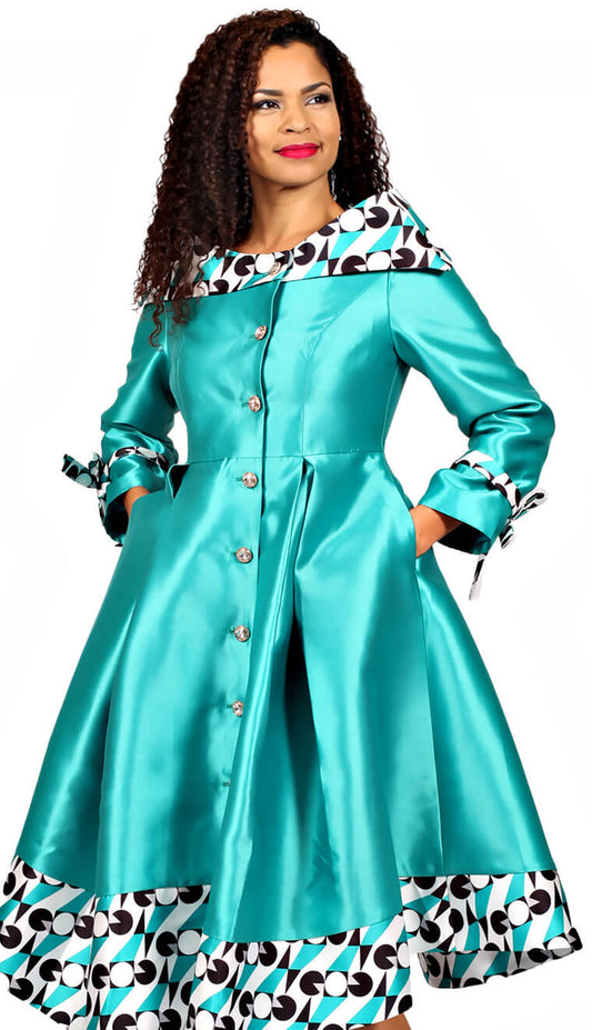 Diana Couture 8880-TUR Church Dress