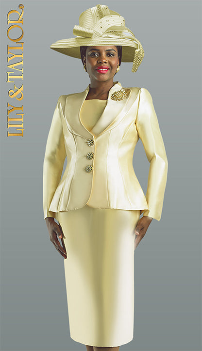 Lily And Taylor 4417-H Church Suit-Hat