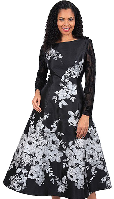 Diana Couture 8663-BWS Church Dress