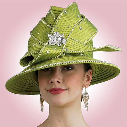 Lily And Taylor H381-KIW Church Hat