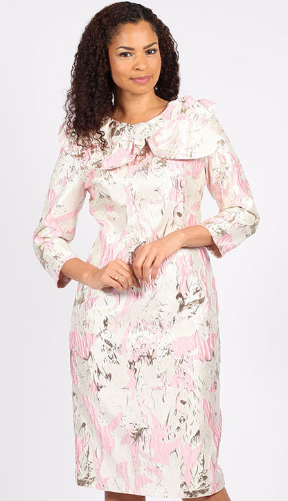 Diana Couture 8747-PNK Church Dress