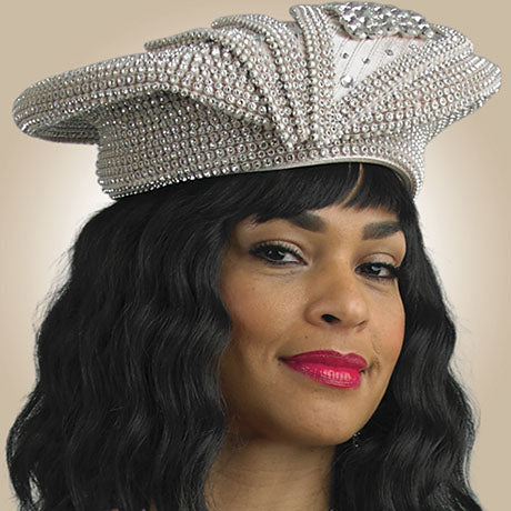 Lily And Taylor H382-WHT Church Hat