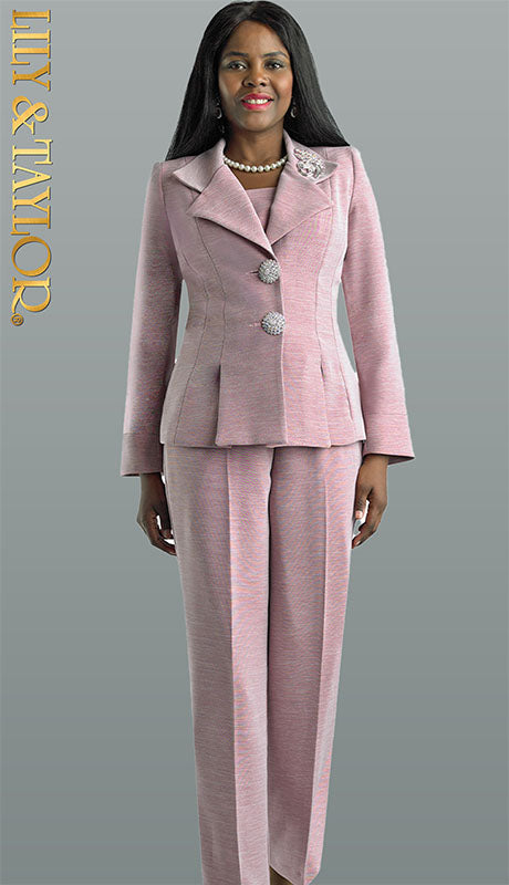 Lily And Taylor 4607 Ladies Pant Suit