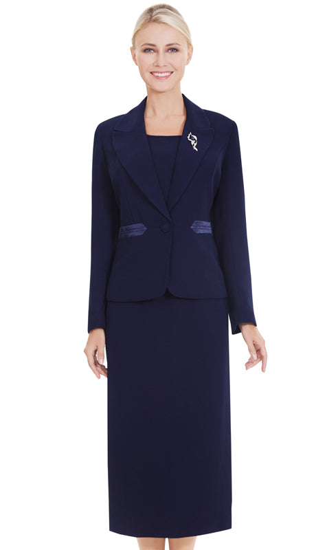 Nina Massini 2557-NVY Church Suit