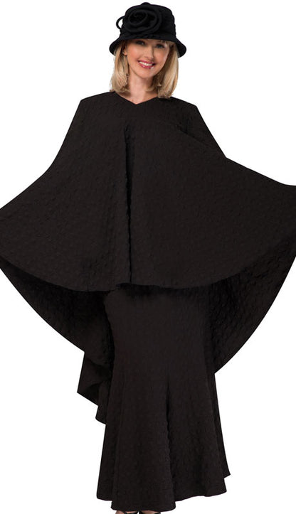 Giovanna 0941-BK Church Hat