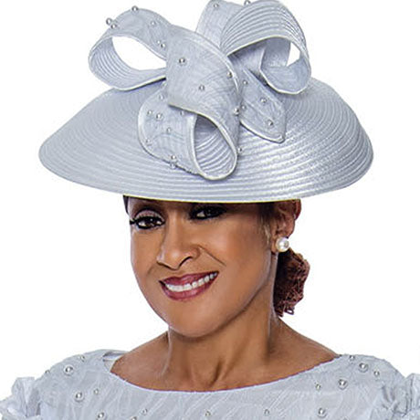 Dorinda Clark Cole 4941-WHT-QS Church Hat