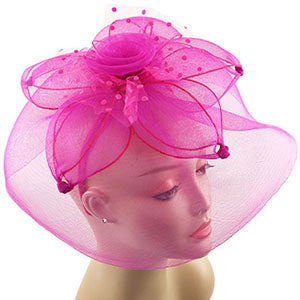 8058-FU Sunday Fascinator