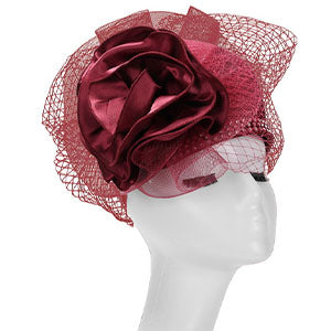 Giovanna HR22116-BUR Church Hat