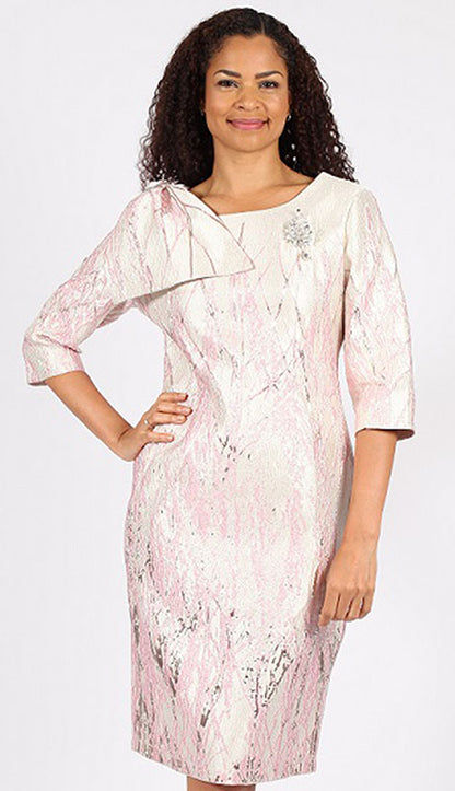 Diana Couture 8762-PNK Church Dress