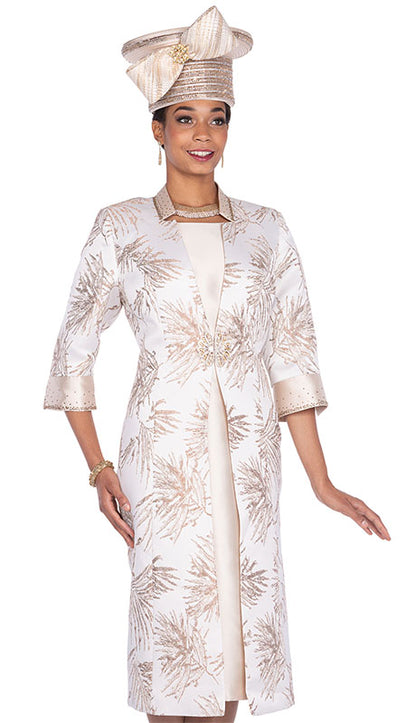 Champagne Italy 5933-CRM Church Dress