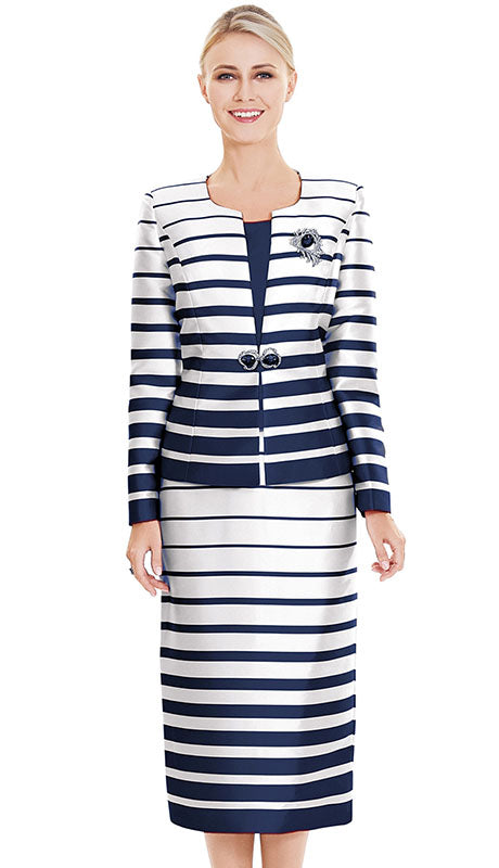 Nina Massini 2394-NVY Church Suit