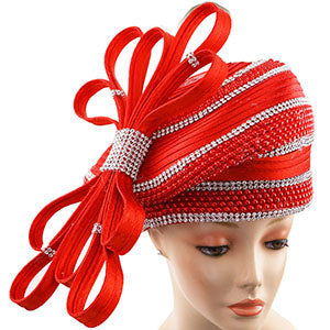 9103-RED Sunday Hat