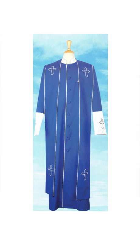 Sapphire Collection Mens Church Robe 2-BLU