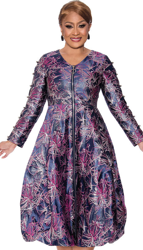 Dorinda Clark Cole 5051-PRP-QS Ladies Church Dress