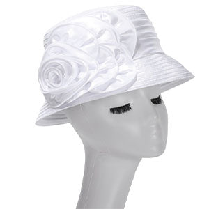 Giovanna HR0929-WHT Church Hat