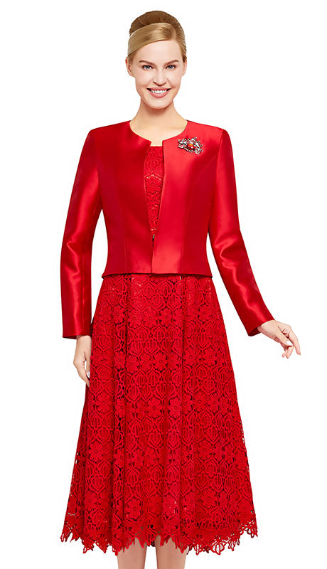 Nina Nischelle 2883-RED Church Dress