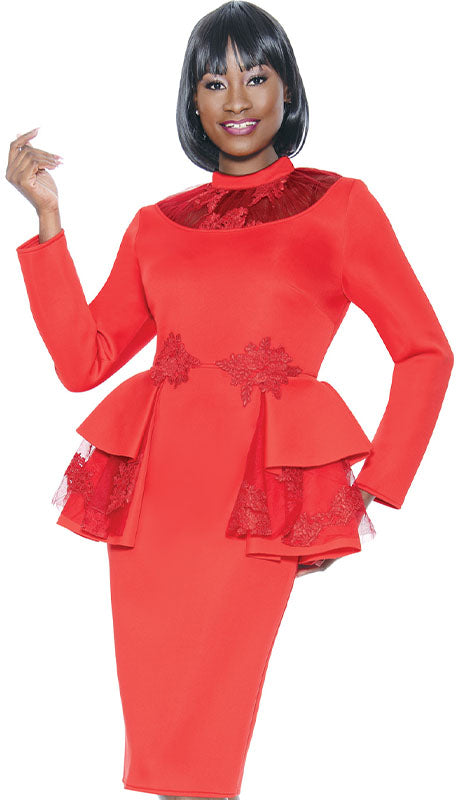 Terramina 7101-RED Church Dress