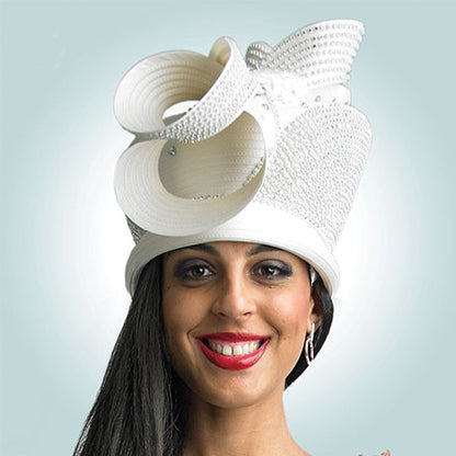 Lily And Taylor H389-IVR Church Hat