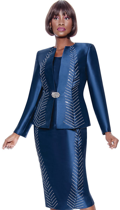 Terramina 7140-NVY Church Suit