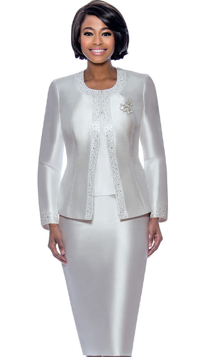 Terramina 7637-SLV Church Suit