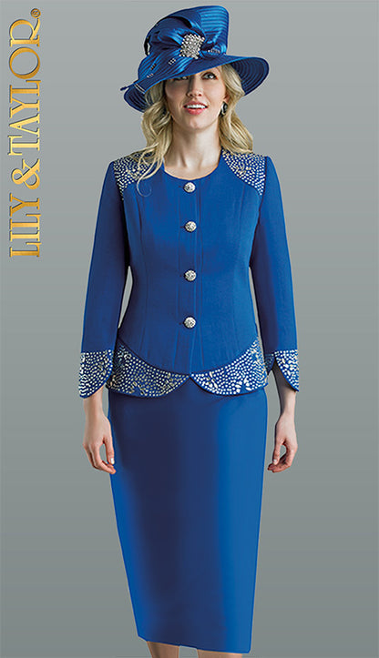 Lily And Taylor 4591-RYL Church Suit