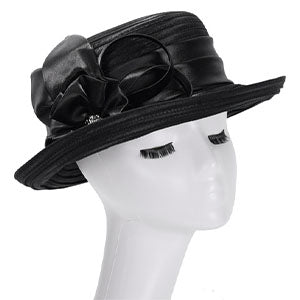 Giovanna HR944-BLK Church Hat