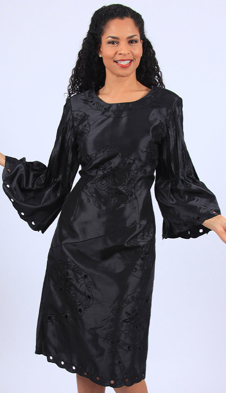 Diana Couture 8239-BLK Church Dress