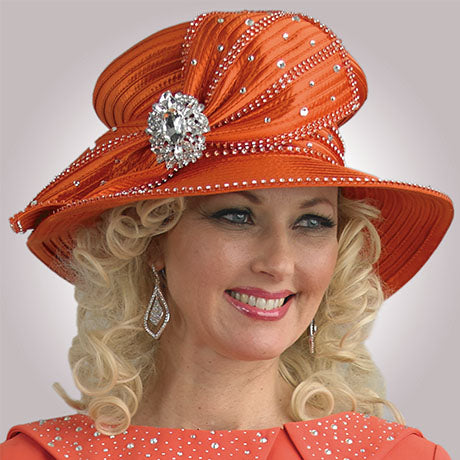 Lily And Taylor H1006-ORG Church Hat