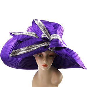 9122-PUR Sunday Hat