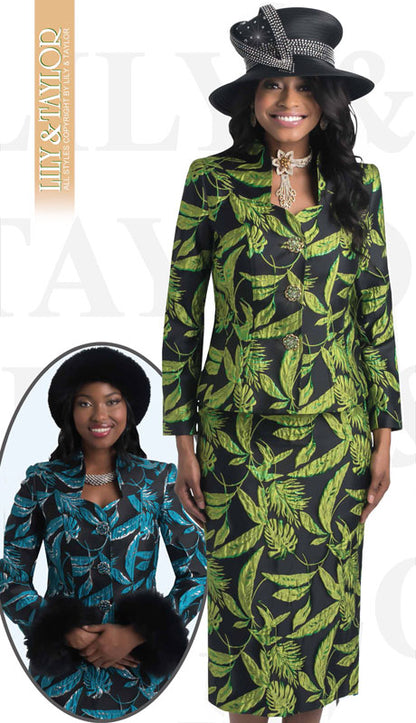 Lily &amp; Taylor 4447-AP Church Suit