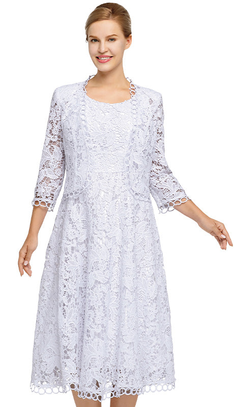 Nina Nischelle 2958-WHT Church Dress