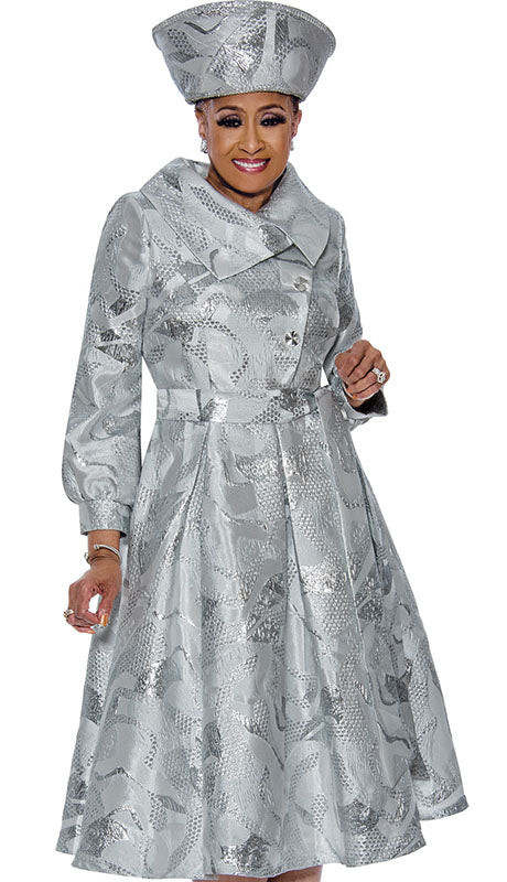 Dorinda Clark Cole 5111-SLV Ladies Church Dress