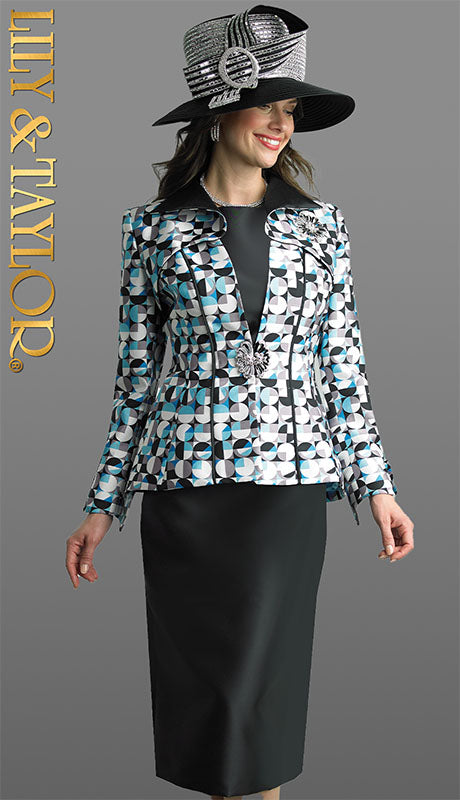 Lily And Taylor 4814-BLM Church Suit