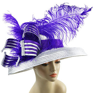 9131-PUR Sunday Hat