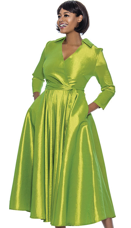 Terramina 7869-KIWI Elegant Church Dress