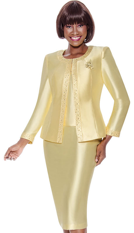 Terramina 7637-YLW Church Suit