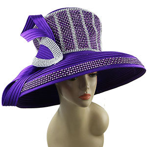 9138-PUR Sunday Hat