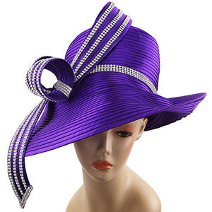 9139-PUR Sunday Hat