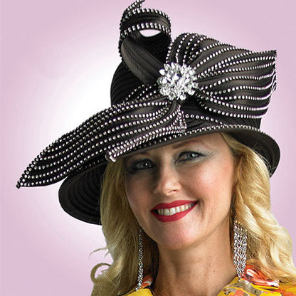 Lily And Taylor H941-BRN Church Hat