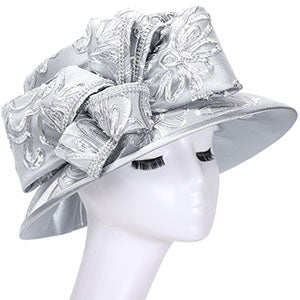 Giovanna HD1561-SIL Church Hat