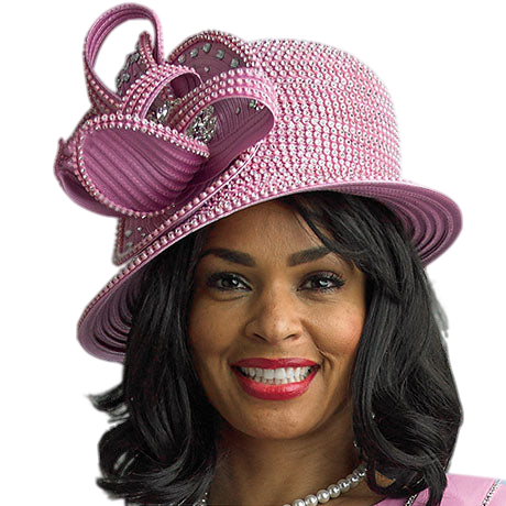 Lily And Taylor H950-PNK Church Hat