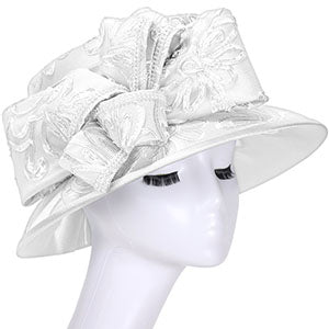 Giovanna HD1561-WHT Church Hat