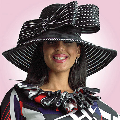 Lily And Taylor H211-BLK Church Hat